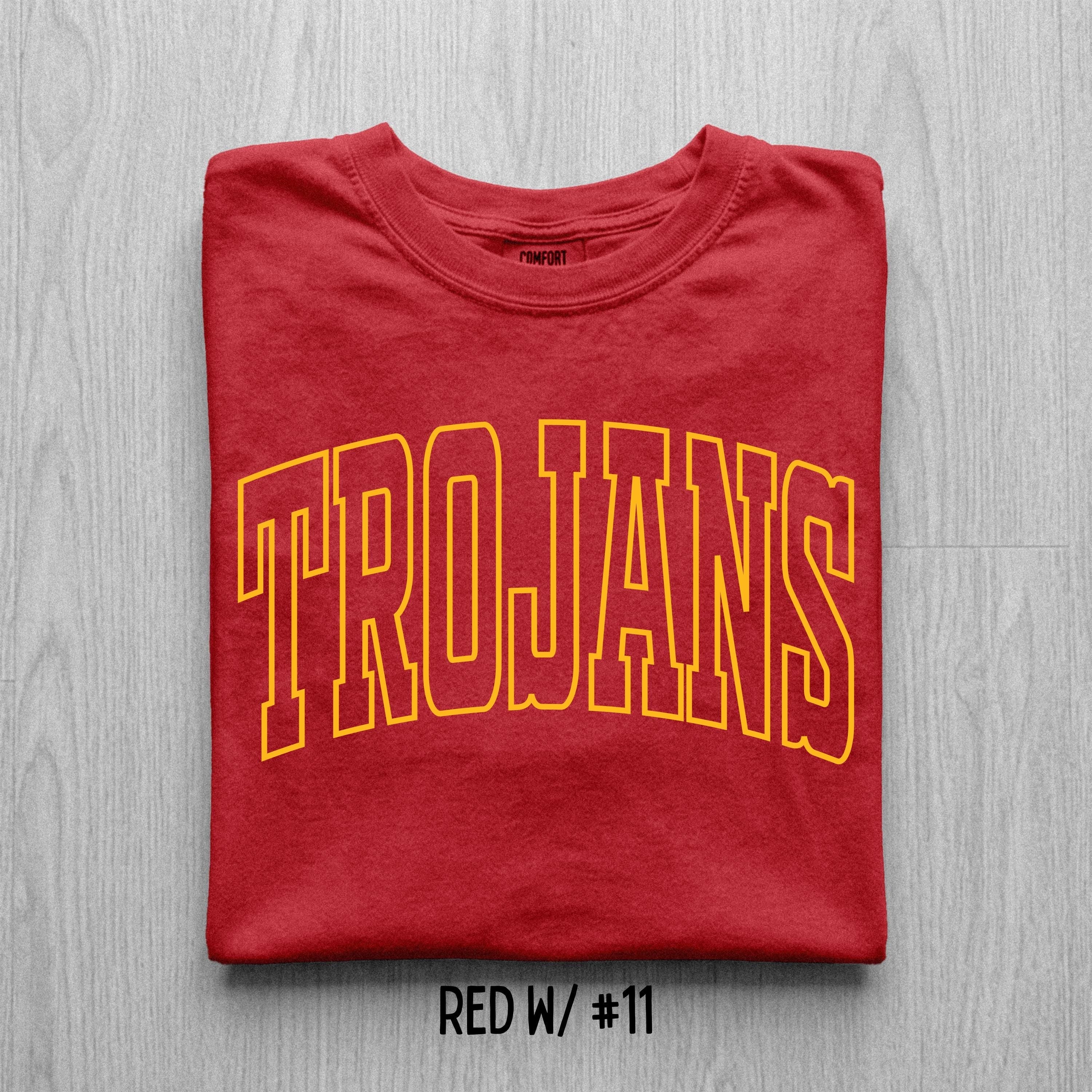 Comfort Colors Custom School Mascot T-Shirt, Team Name Tee, Sports Apparel