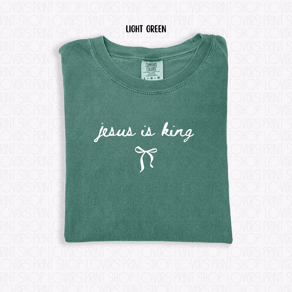 COMFORT COLOR TEE | JESUS IS KING-SHIRT