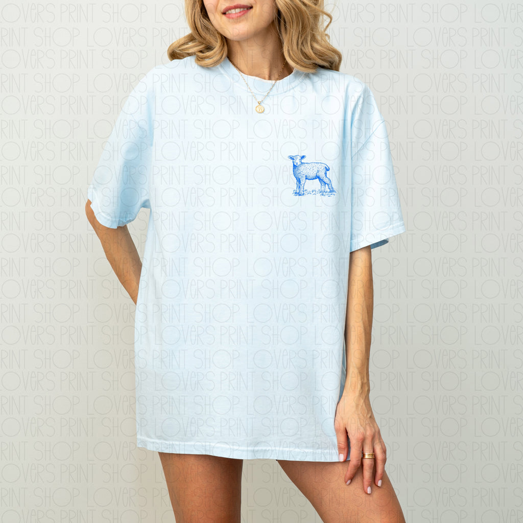 HE LEFT THE 99| COMFORT COLOR TEE FRONT & BACK