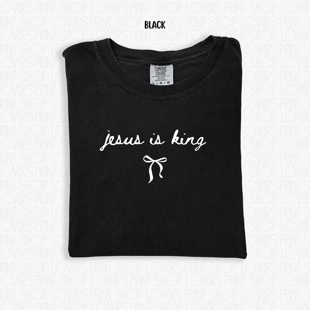 COMFORT COLOR TEE | JESUS IS KING-SHIRT