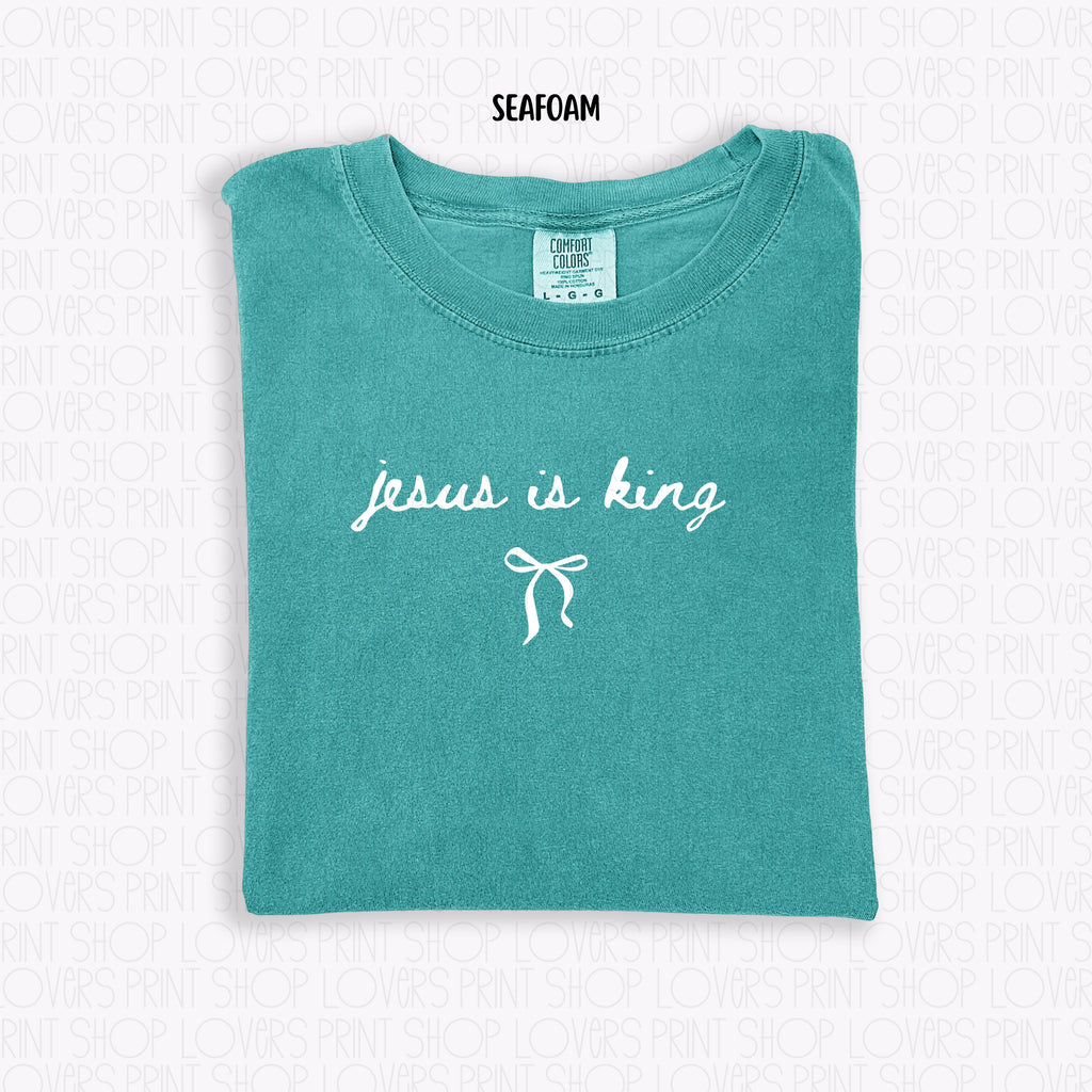 COMFORT COLOR TEE | JESUS IS KING-SHIRT