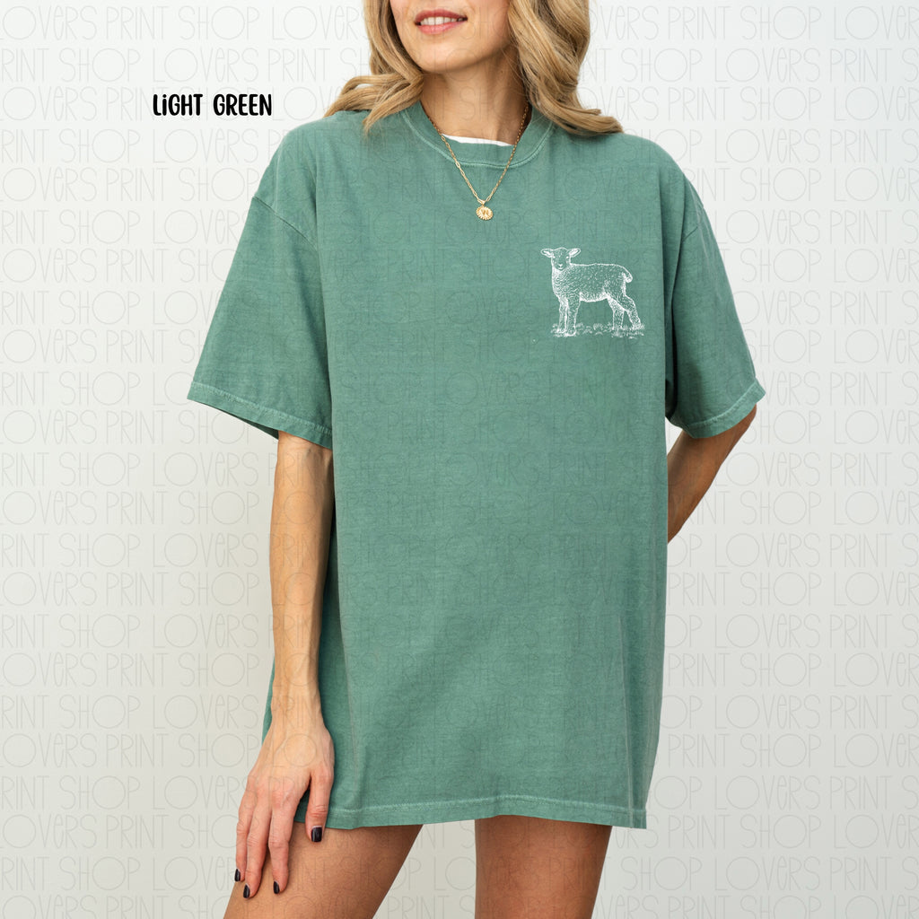 HE LEFT THE 99| COMFORT COLOR TEE FRONT & BACK