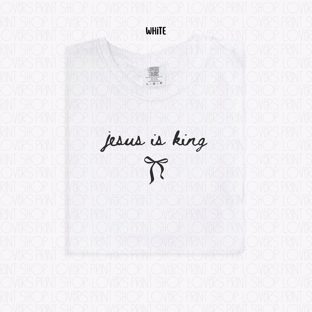 COMFORT COLOR TEE | JESUS IS KING-SHIRT