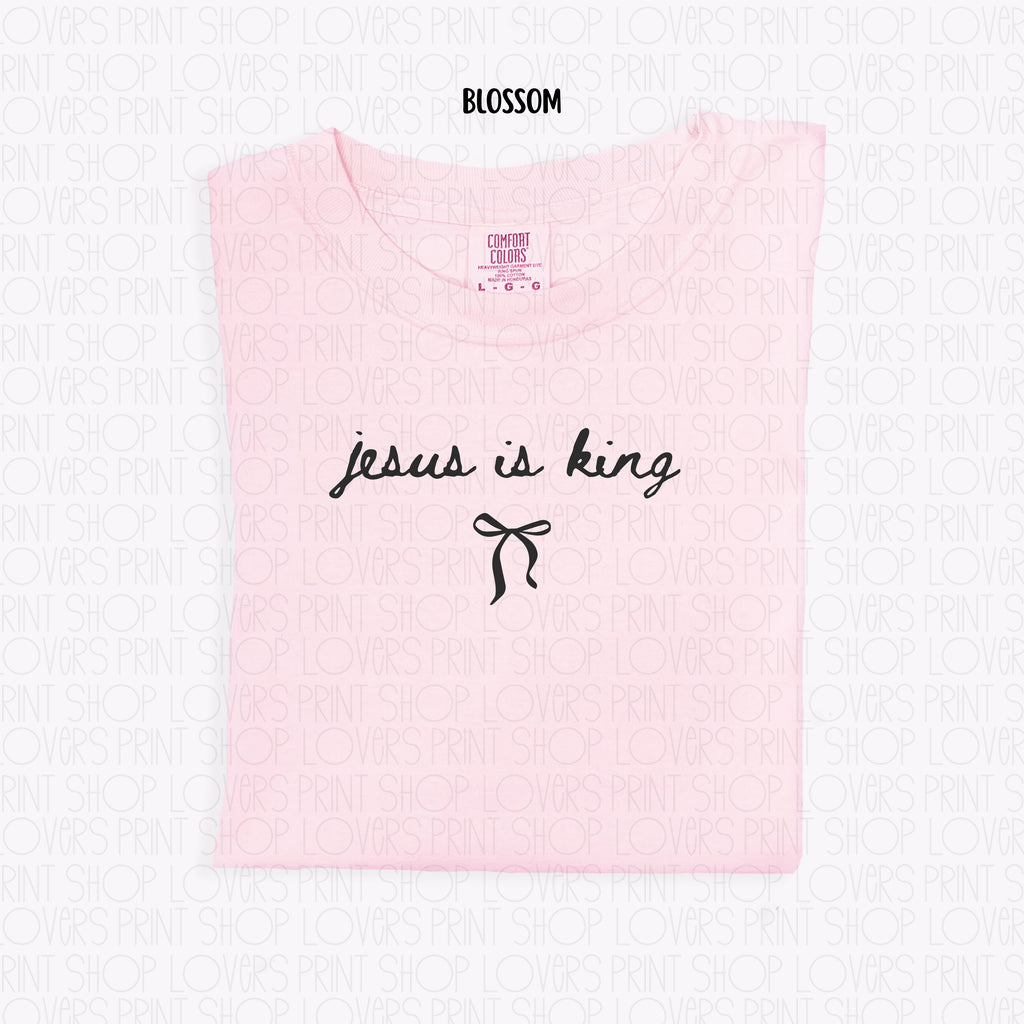 COMFORT COLOR TEE | JESUS IS KING-SHIRT