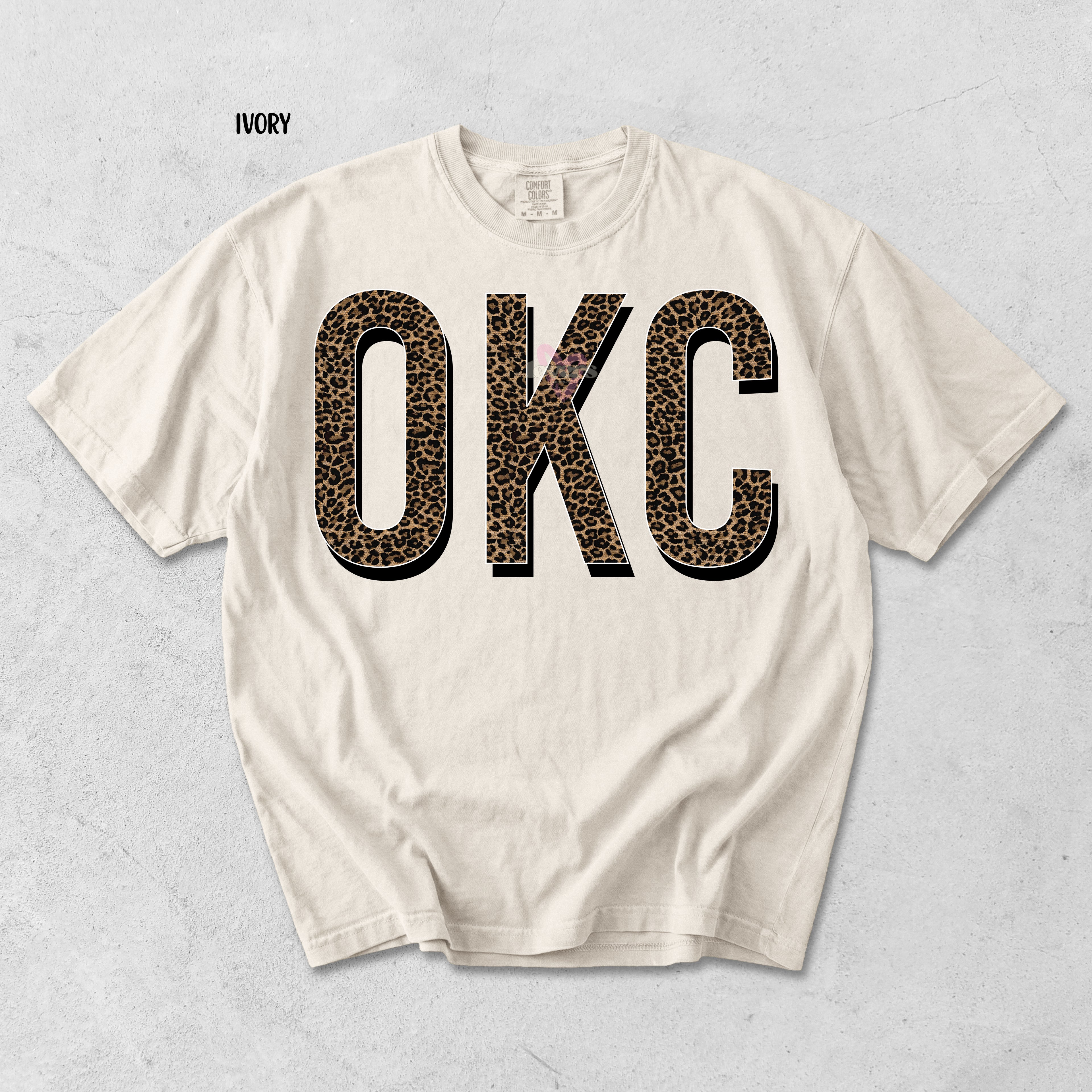 COMFORT COLOR- OKC LEOPARD