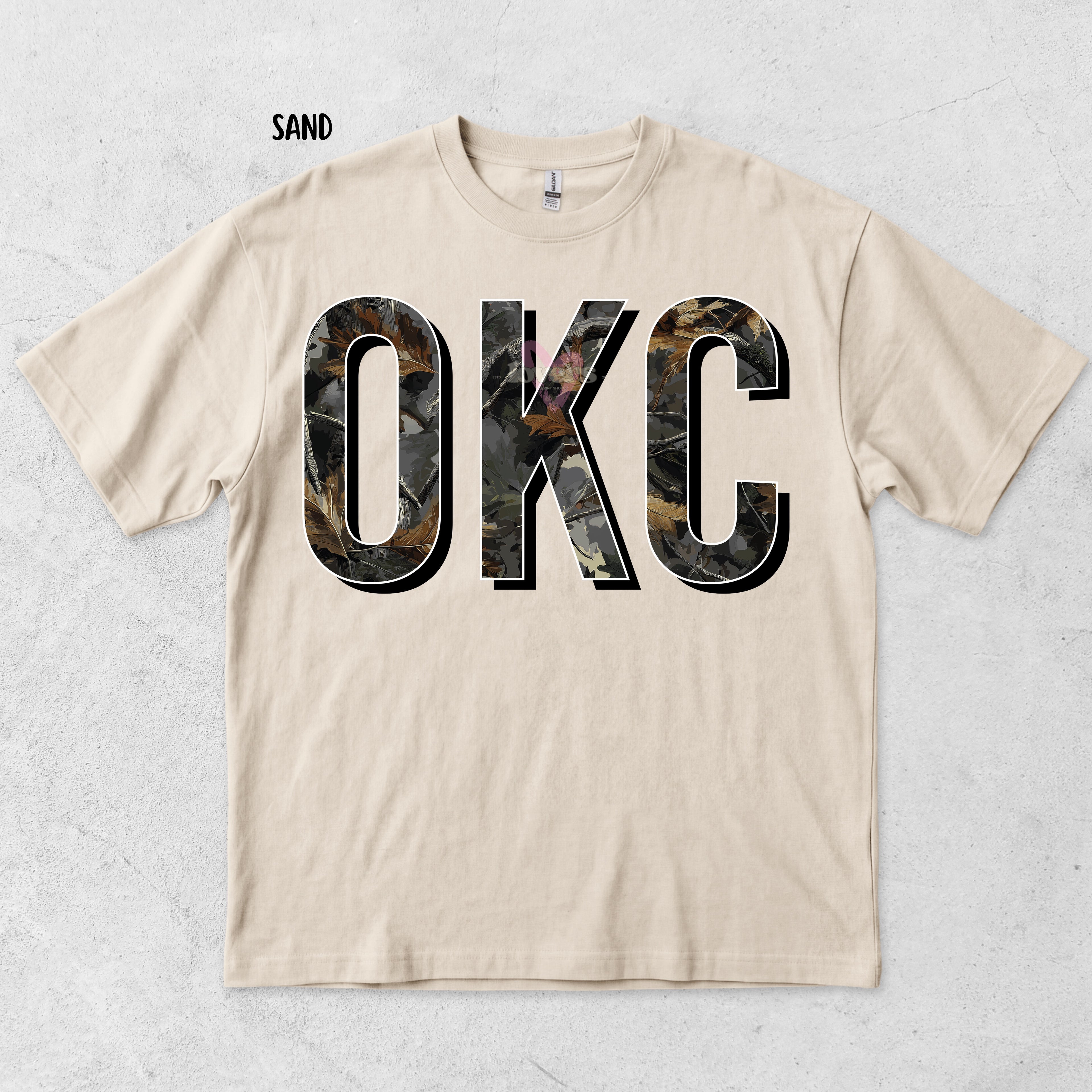 OKC THUNDER BLACK CAMO