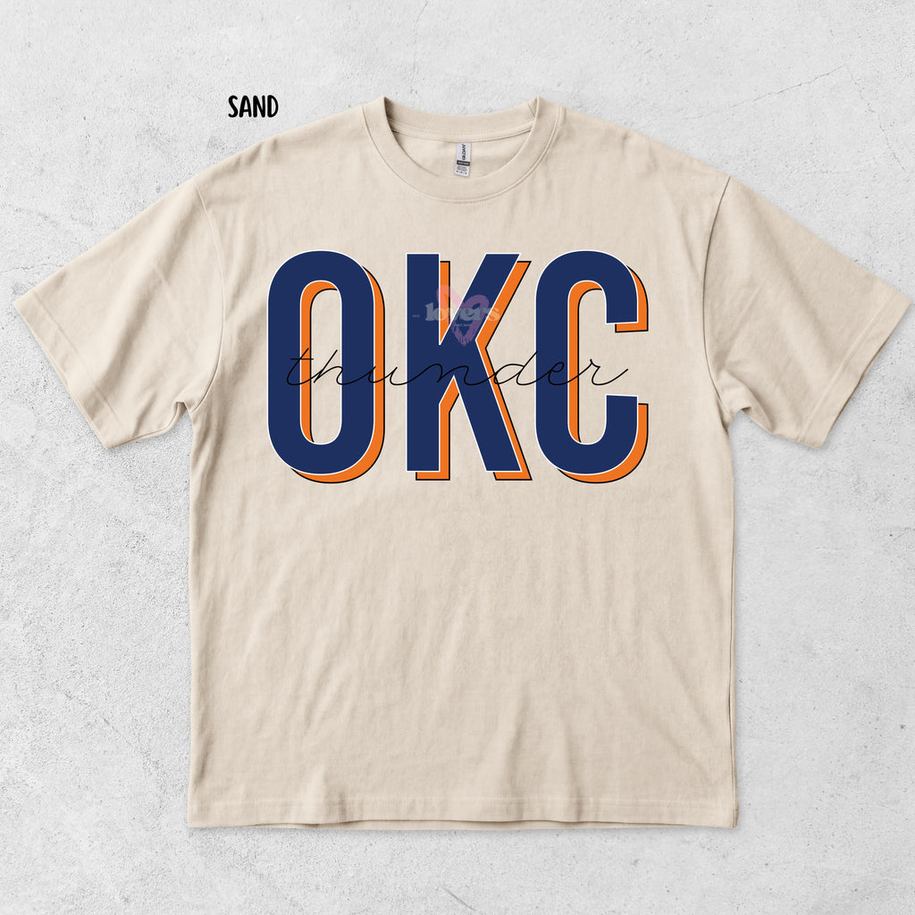 RETRO OKC- NAVY BLUE