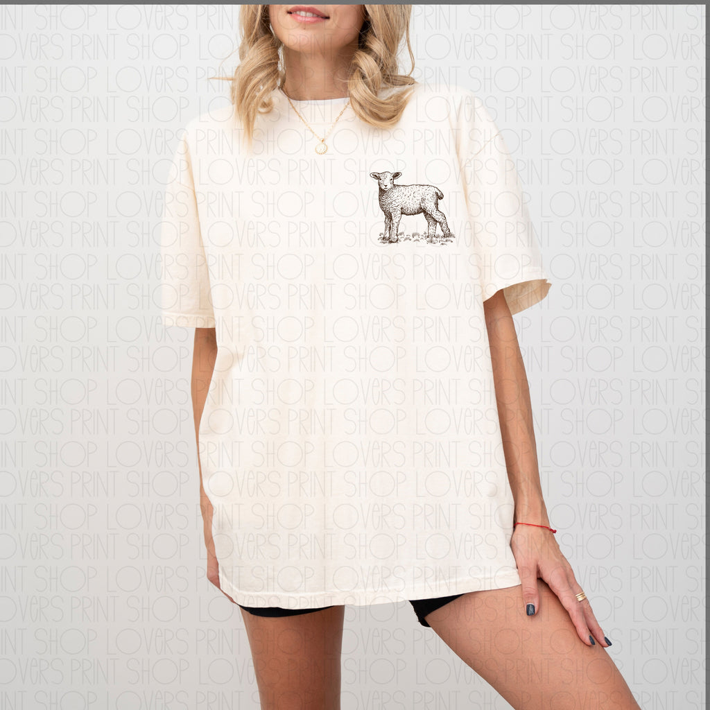 HE LEFT THE 99| COMFORT COLOR TEE FRONT & BACK