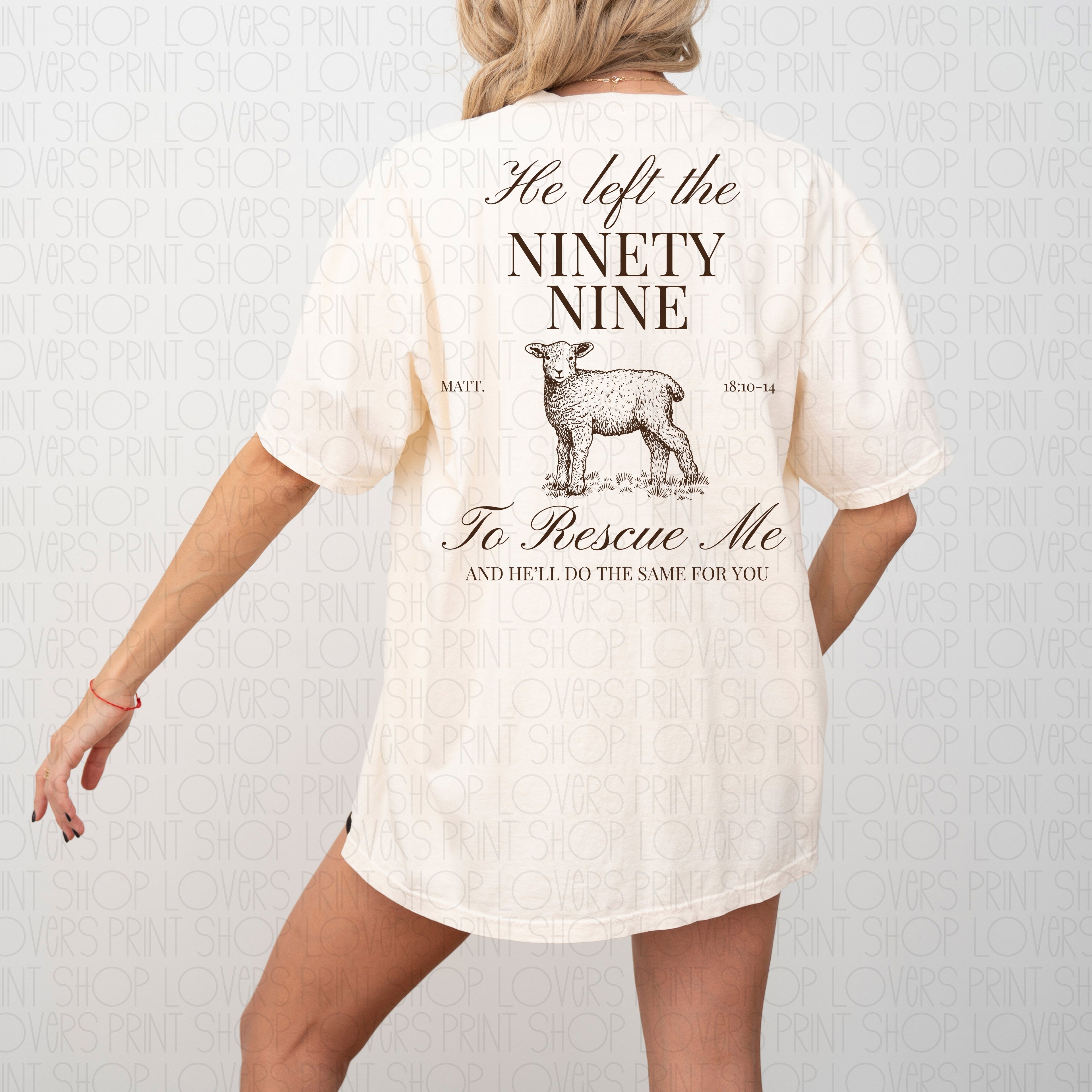 HE LEFT THE 99| COMFORT COLOR TEE FRONT & BACK