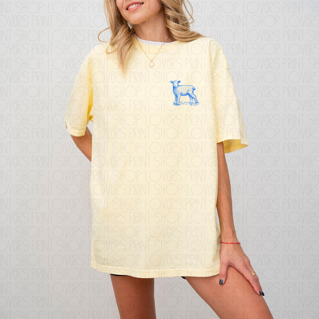 HE LEFT THE 99| COMFORT COLOR TEE FRONT & BACK