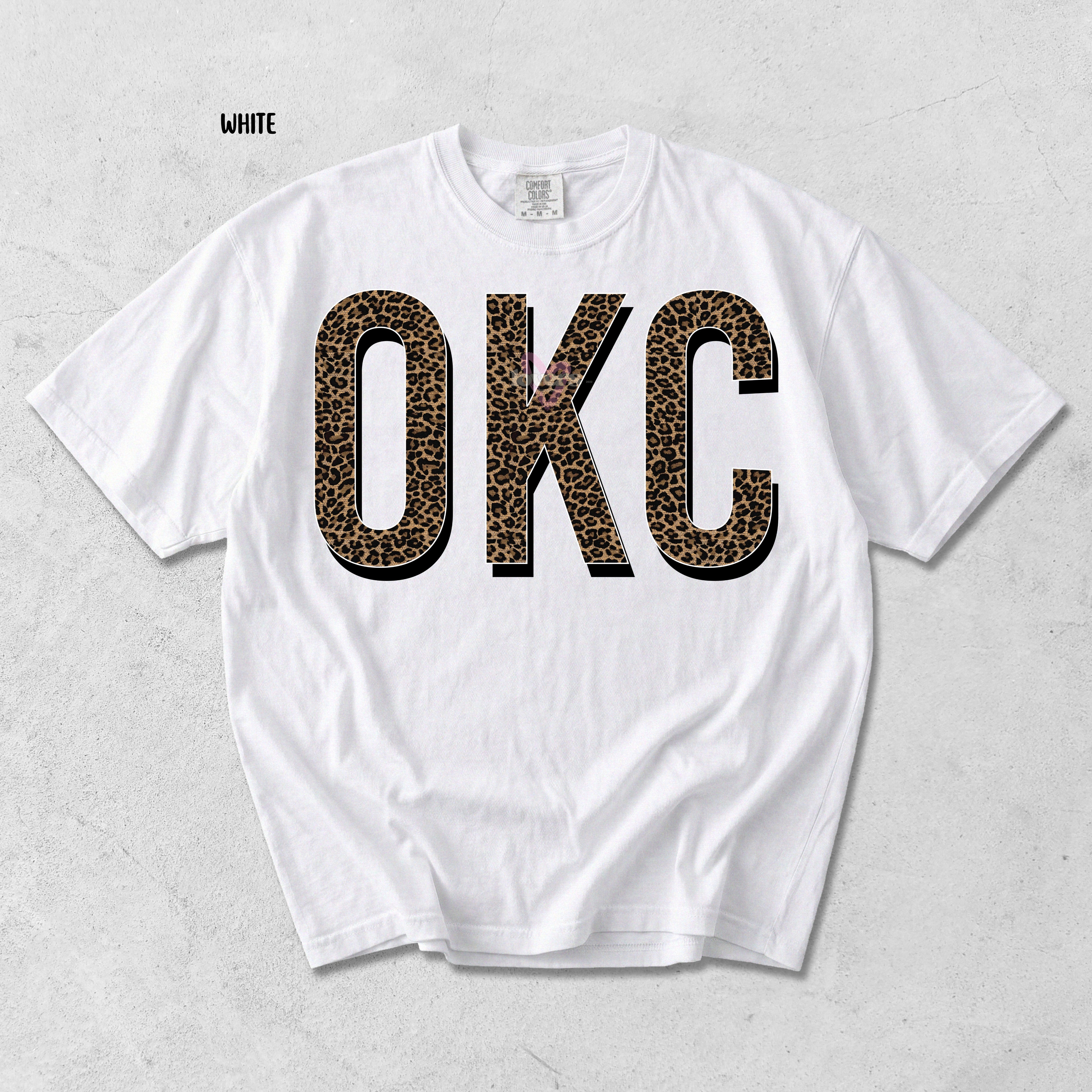 COMFORT COLOR- OKC LEOPARD