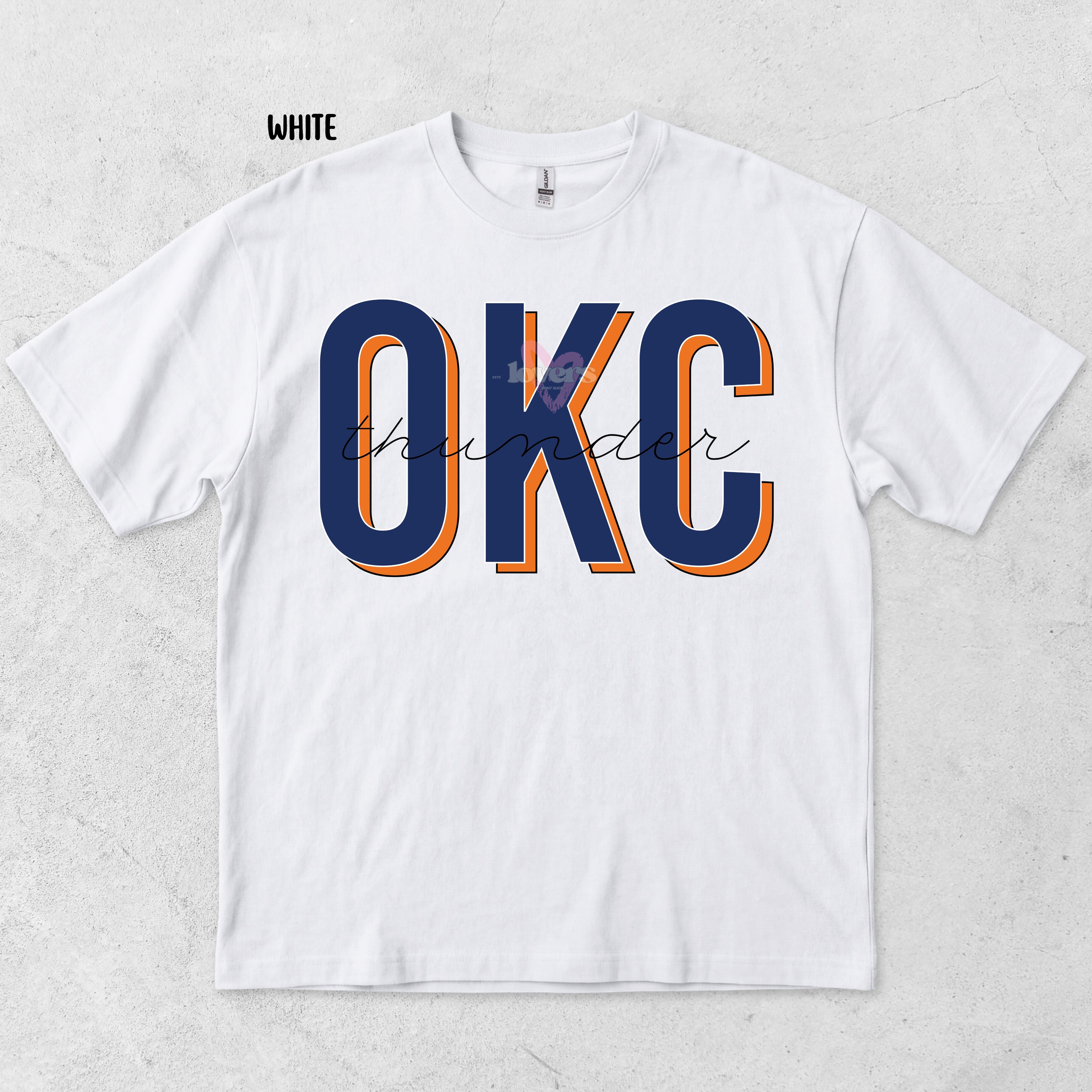 RETRO OKC- NAVY BLUE