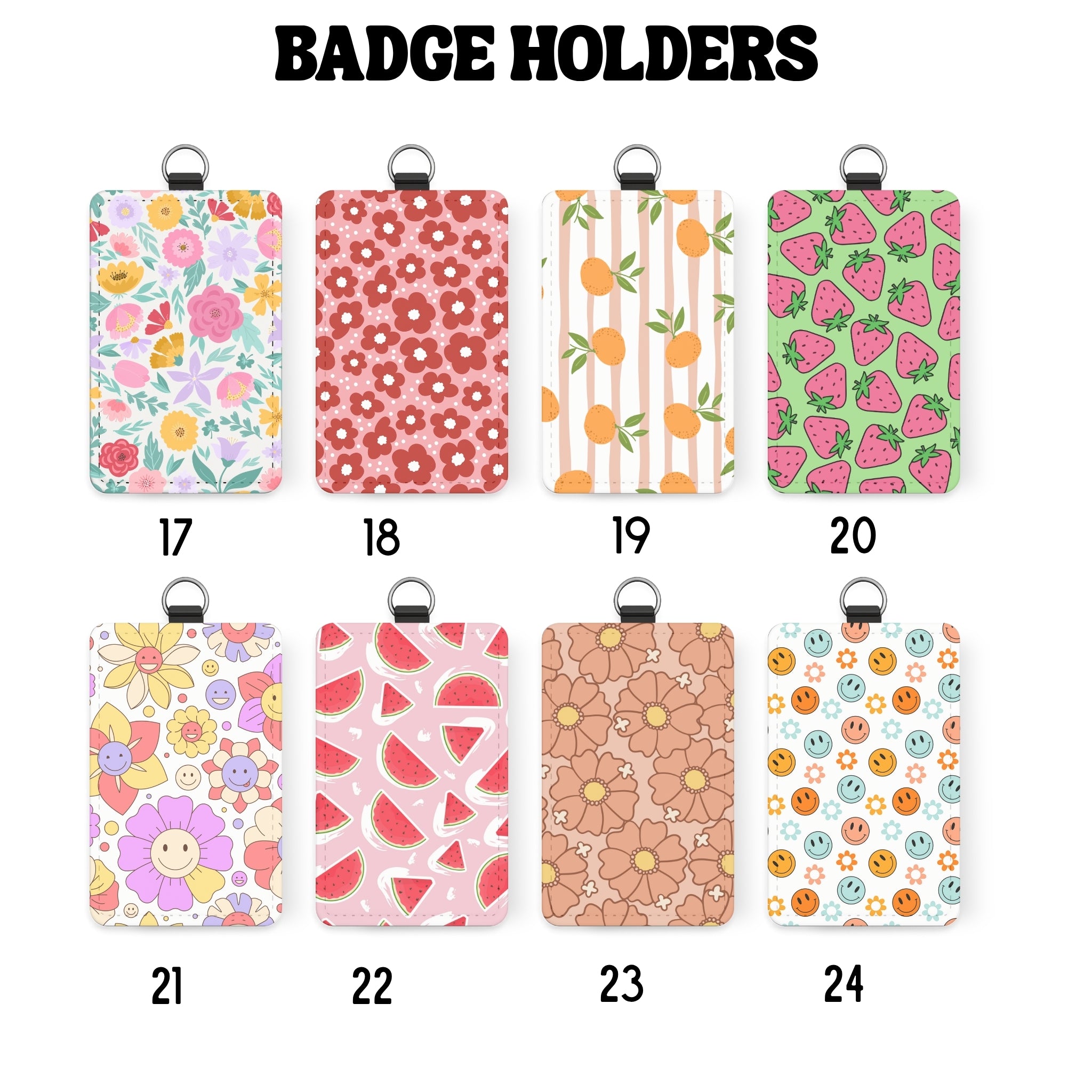 Teacher ID Badge Holder | Cute Teacher Badge Holder | Sublimation Teacher Gift | School Staff Accessory
