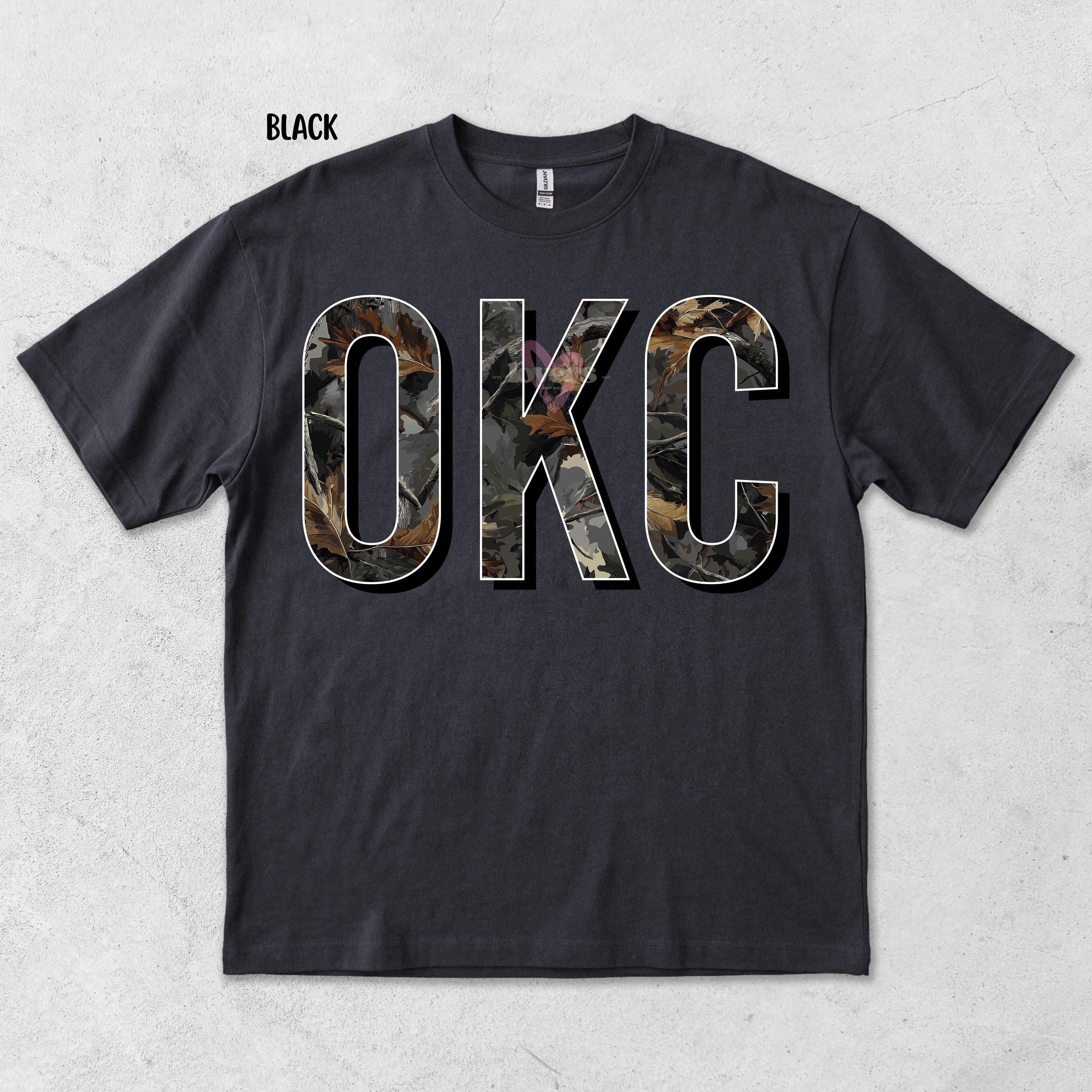 OKC THUNDER BLACK CAMO