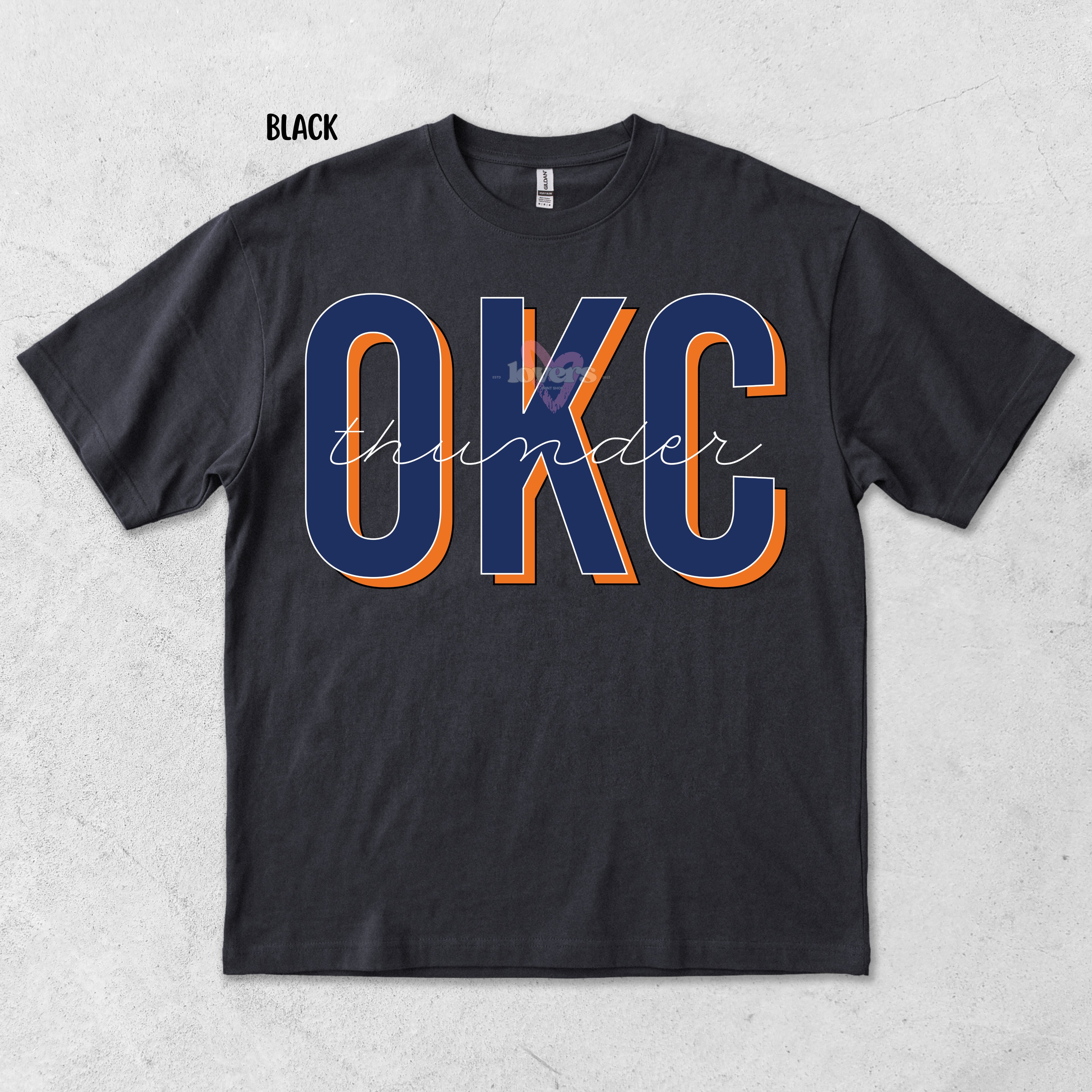 RETRO OKC- NAVY BLUE
