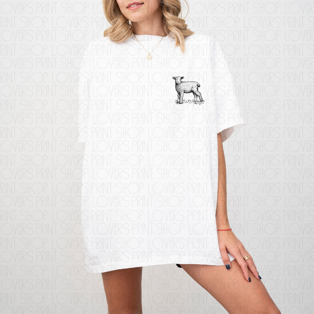 HE LEFT THE 99| COMFORT COLOR TEE FRONT & BACK