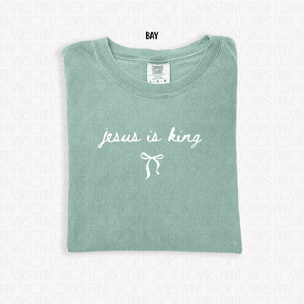 COMFORT COLOR TEE | JESUS IS KING-SHIRT