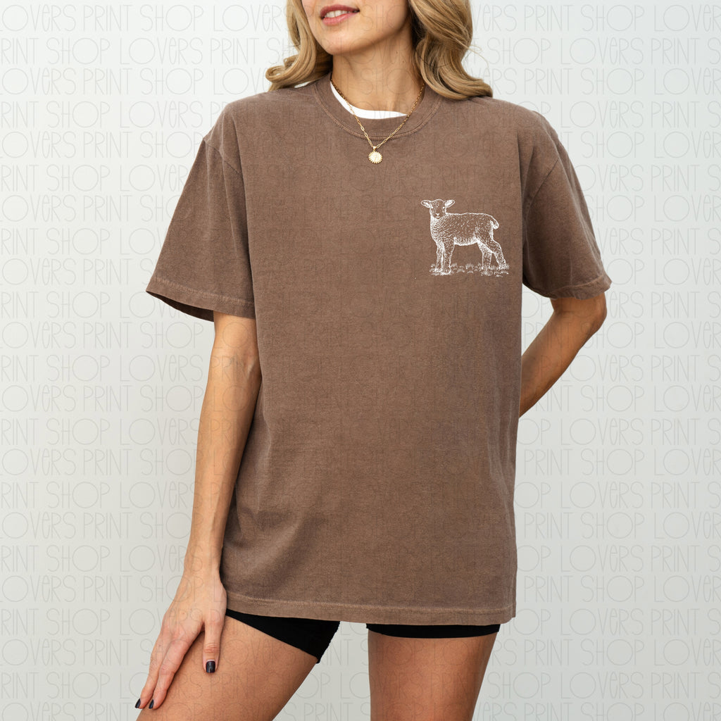 HE LEFT THE 99| COMFORT COLOR TEE FRONT & BACK