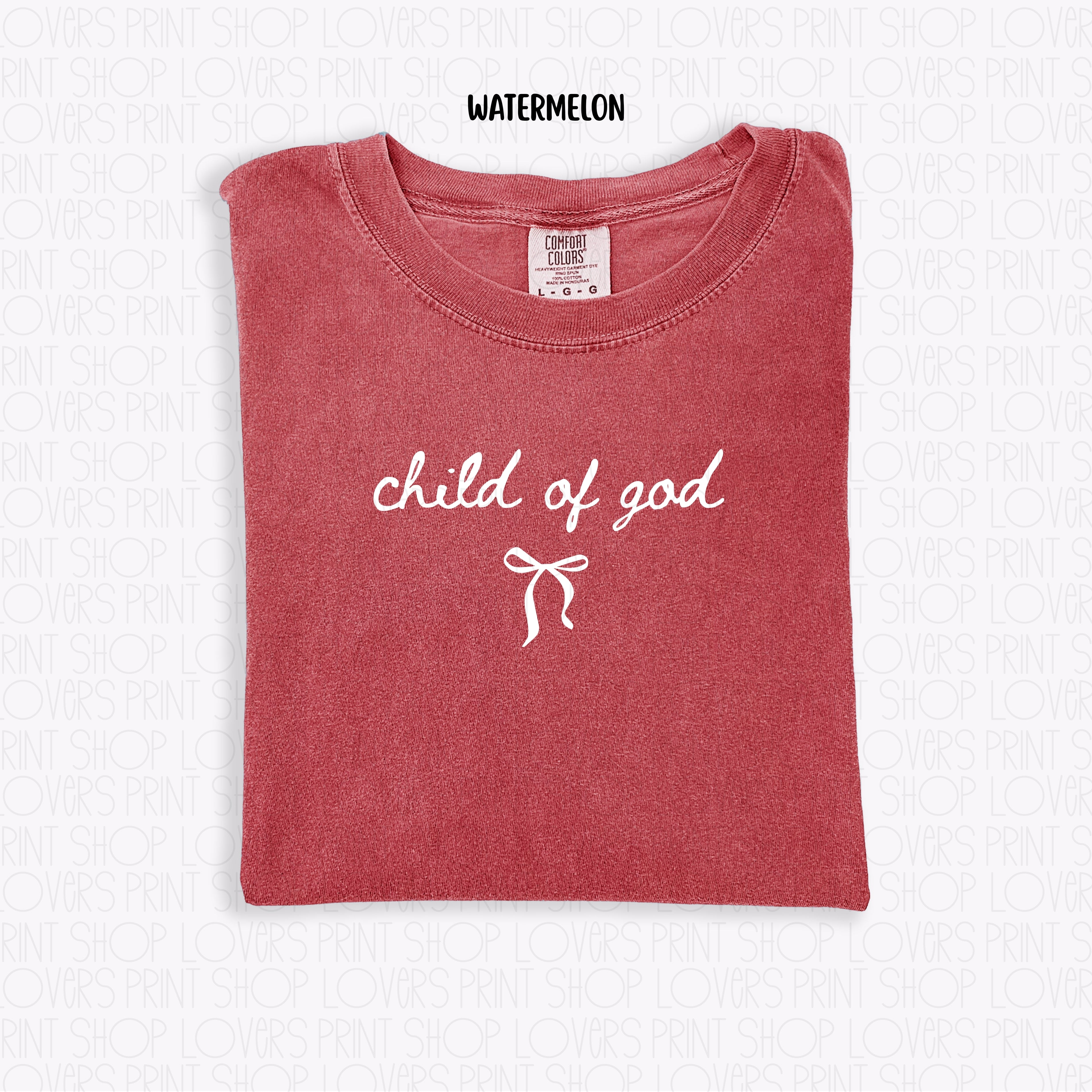 COMFORT COLOR TEE | CHILD OF GOD T-SHIRT