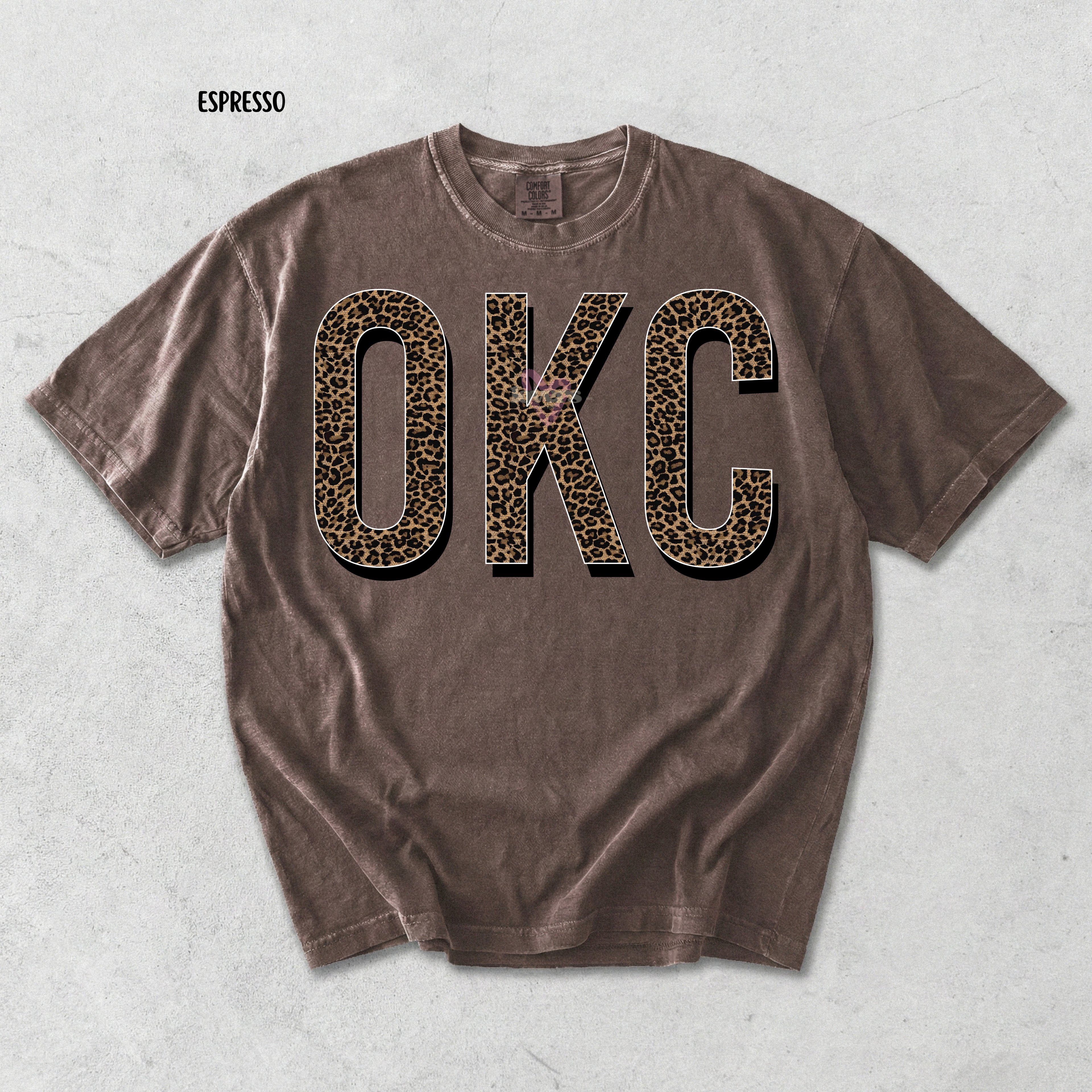COMFORT COLOR- OKC LEOPARD