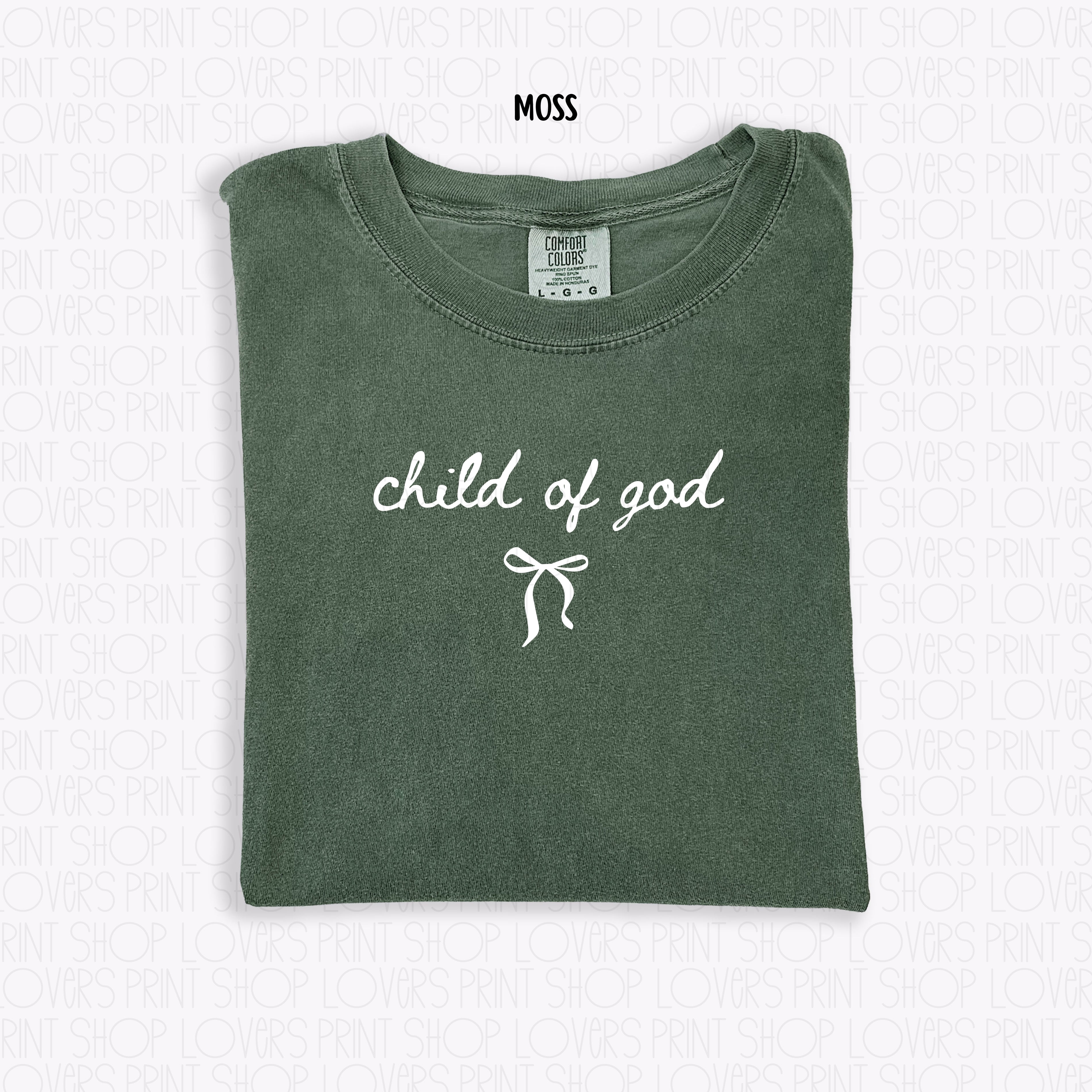 COMFORT COLOR TEE | CHILD OF GOD T-SHIRT