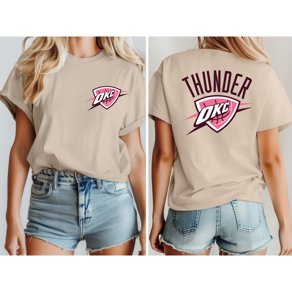 OKC THUNDER-FRONT AND BACK