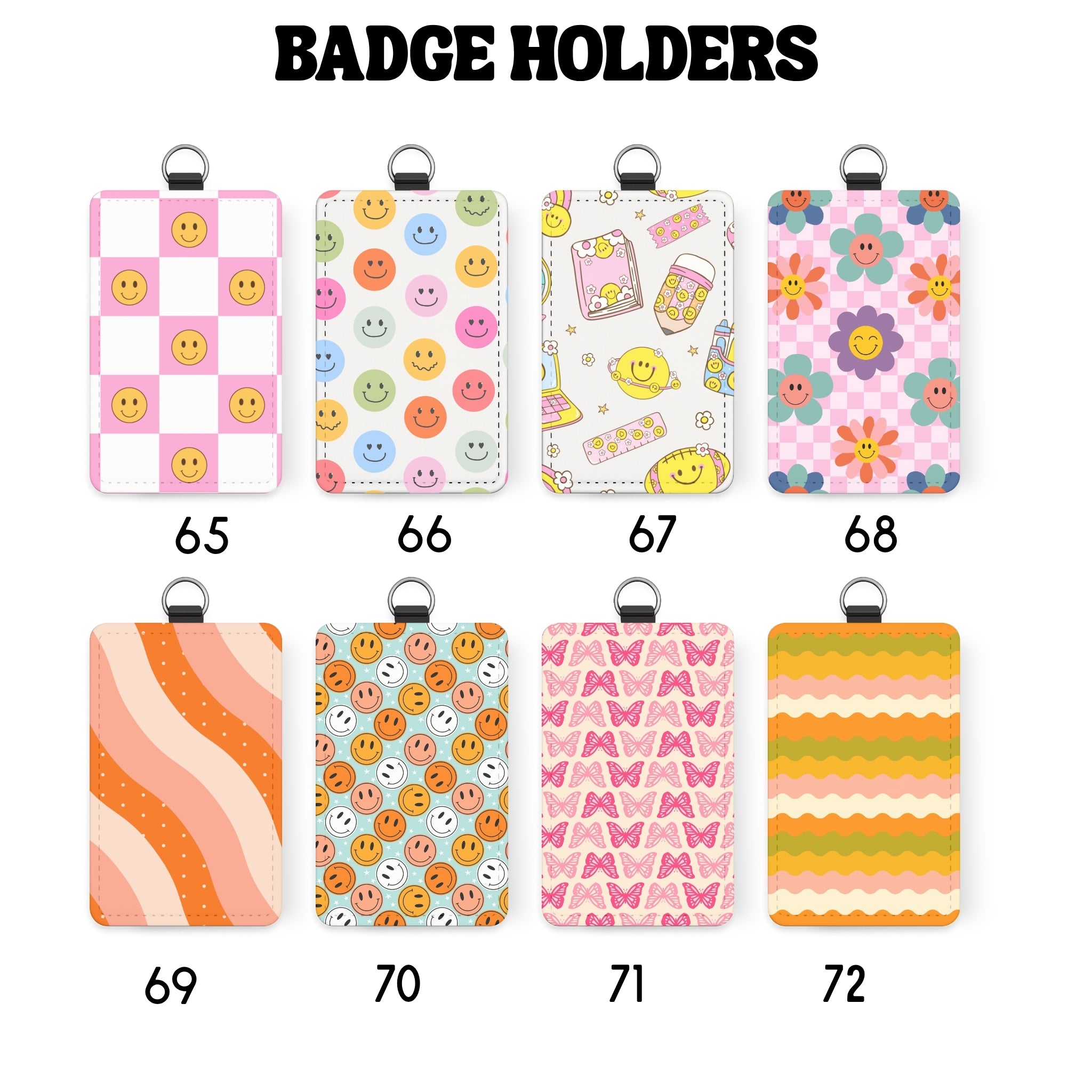 Teacher ID Badge Holder | Cute Teacher Badge Holder | Sublimation Teacher Gift | School Staff Accessory