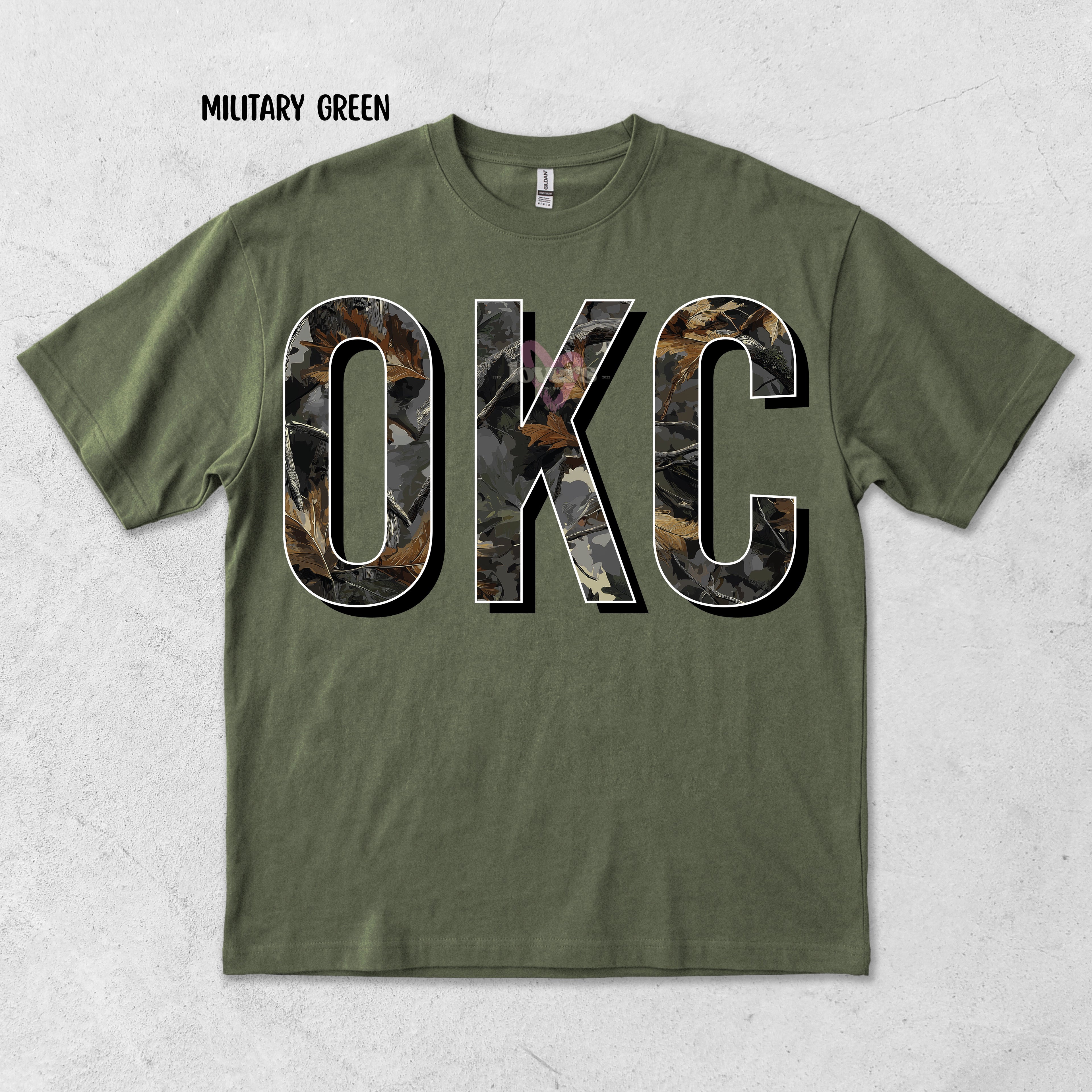 OKC THUNDER BLACK CAMO