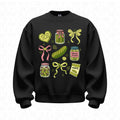 Pickle Doodle Sweatshirt | Funny Foodie Crewneck