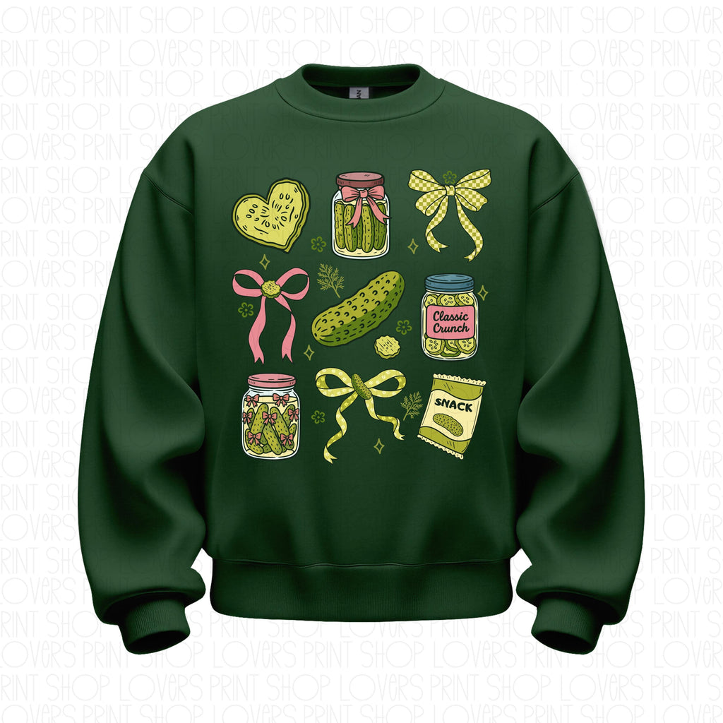 Pickle Doodle Sweatshirt | Funny Foodie Crewneck