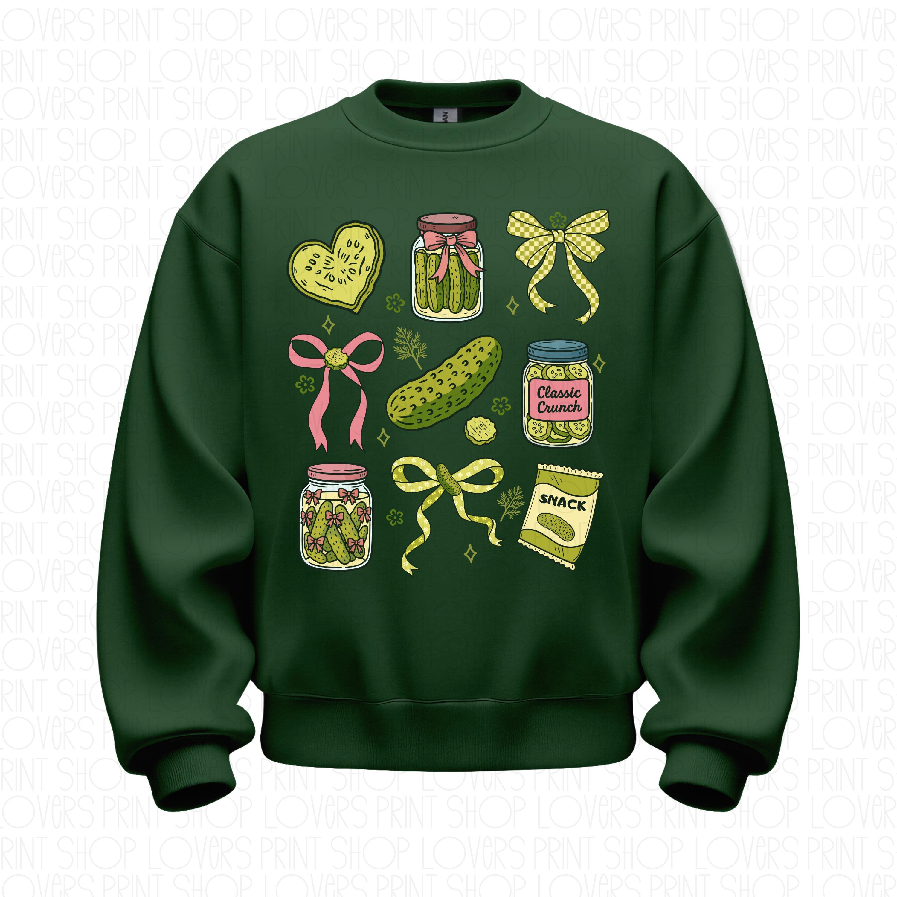 Pickle Doodle Sweatshirt | Funny Foodie Crewneck