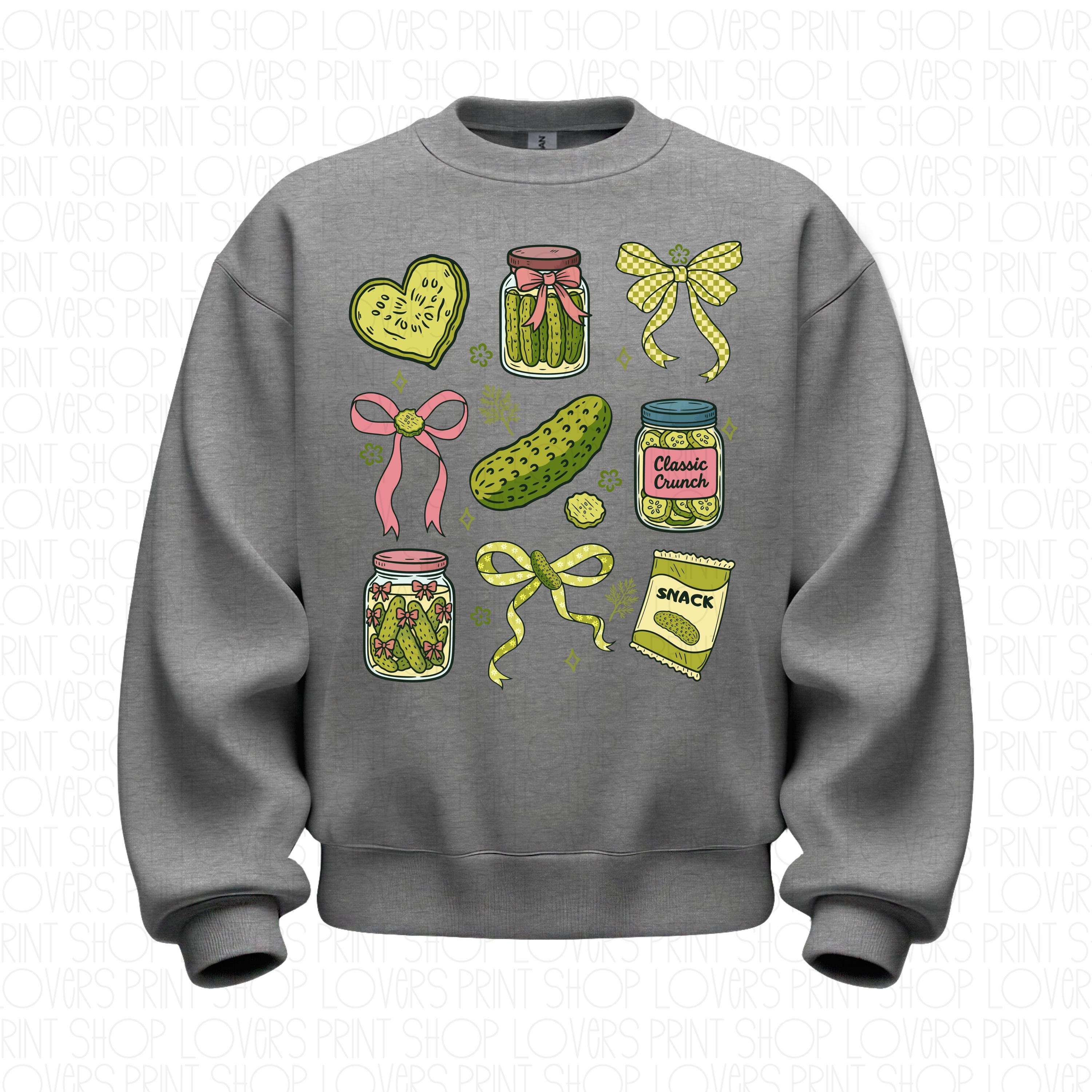 Pickle Doodle Sweatshirt | Funny Foodie Crewneck