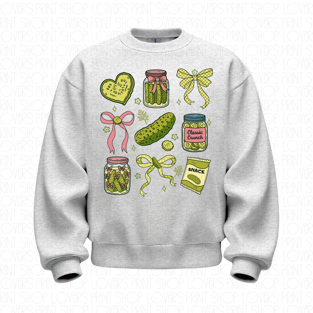 Pickle Doodle Sweatshirt | Funny Foodie Crewneck
