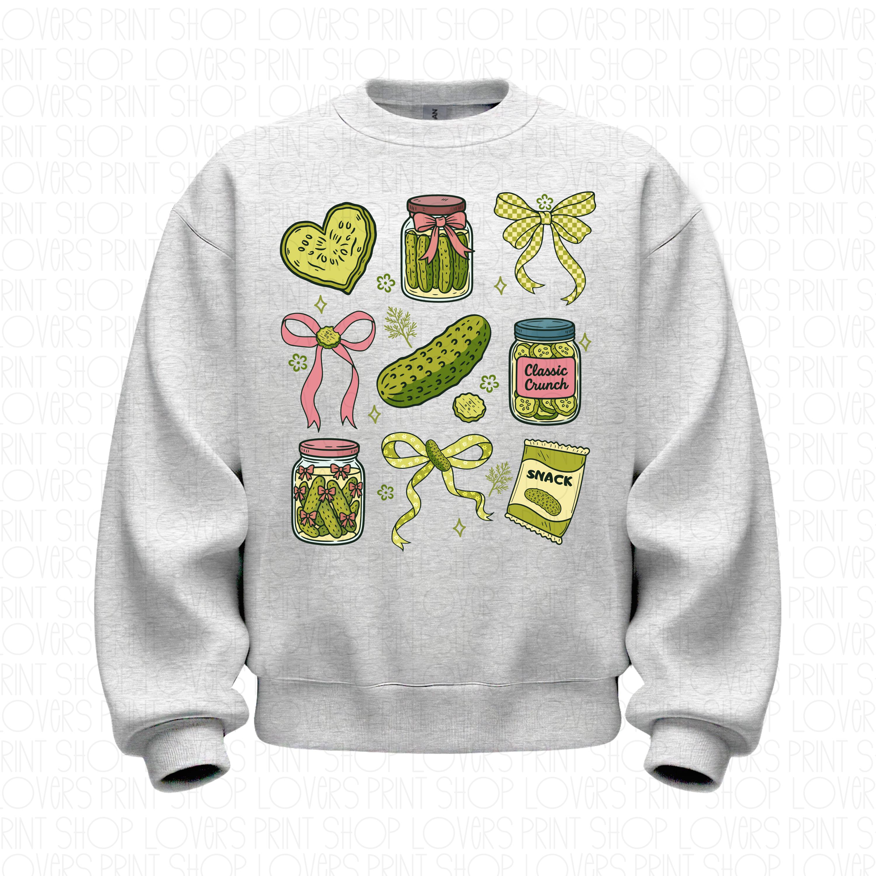 Pickle Doodle Sweatshirt | Funny Foodie Crewneck