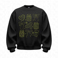 Doodle Pickle Sweatshirt | Funny Foodie Crewneck