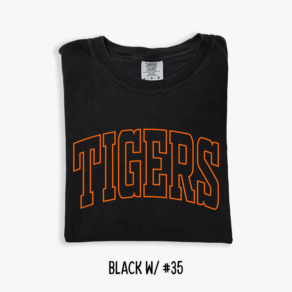 Comfort Colors Custom School Mascot T-Shirt, Team Name Tee, Sports Apparel