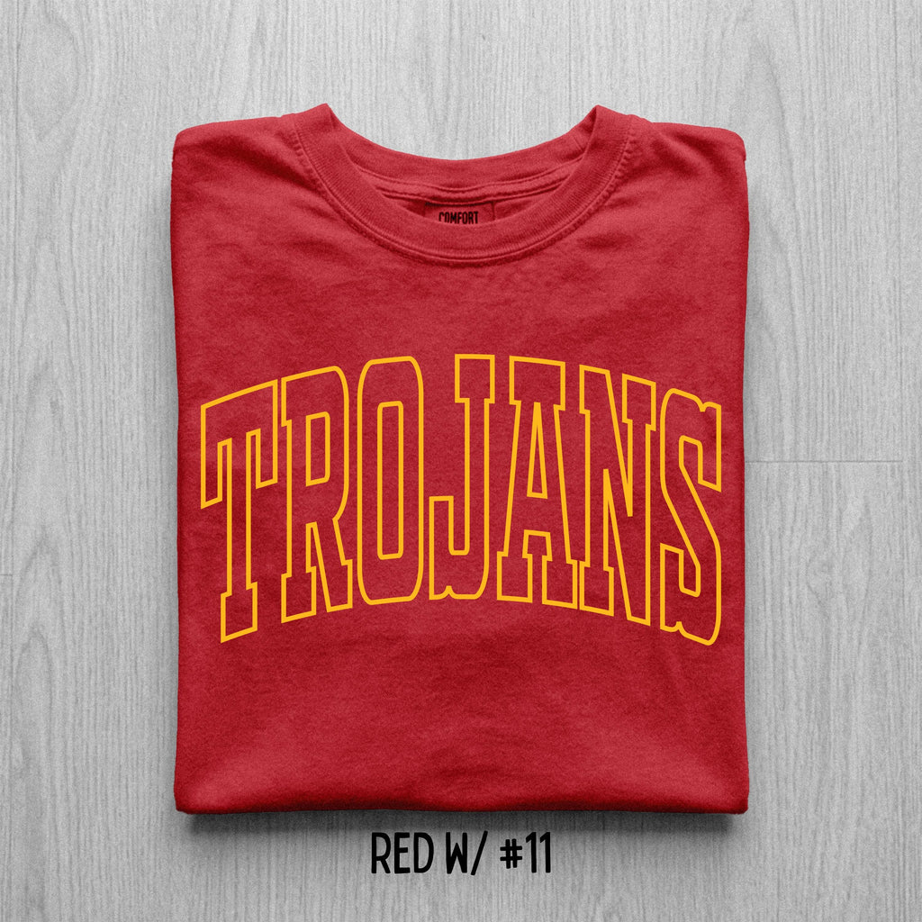 Comfort Colors Custom School Mascot T-Shirt, Team Name Tee, Sports Apparel