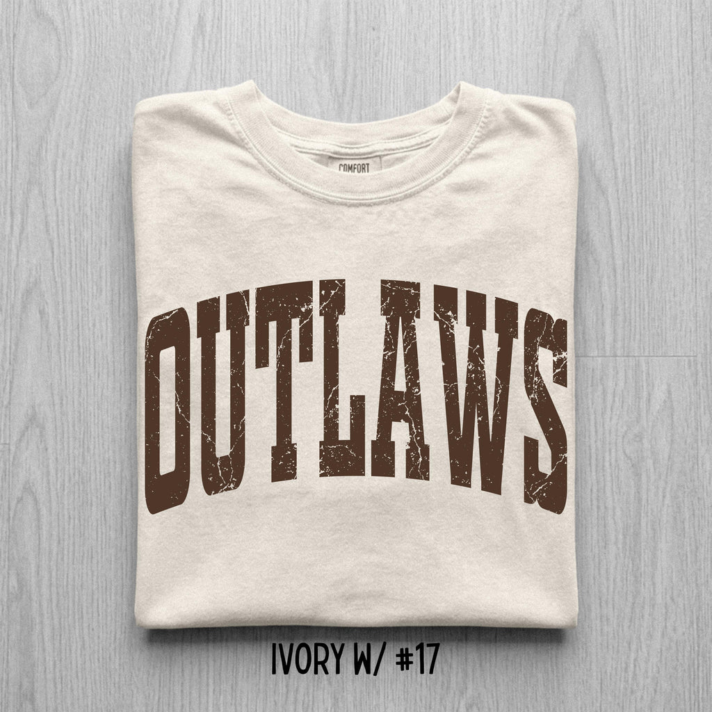 Comfort Colors Distressed Mascot T-Shirt, Custom School Logo Tee, Game Day Apparel