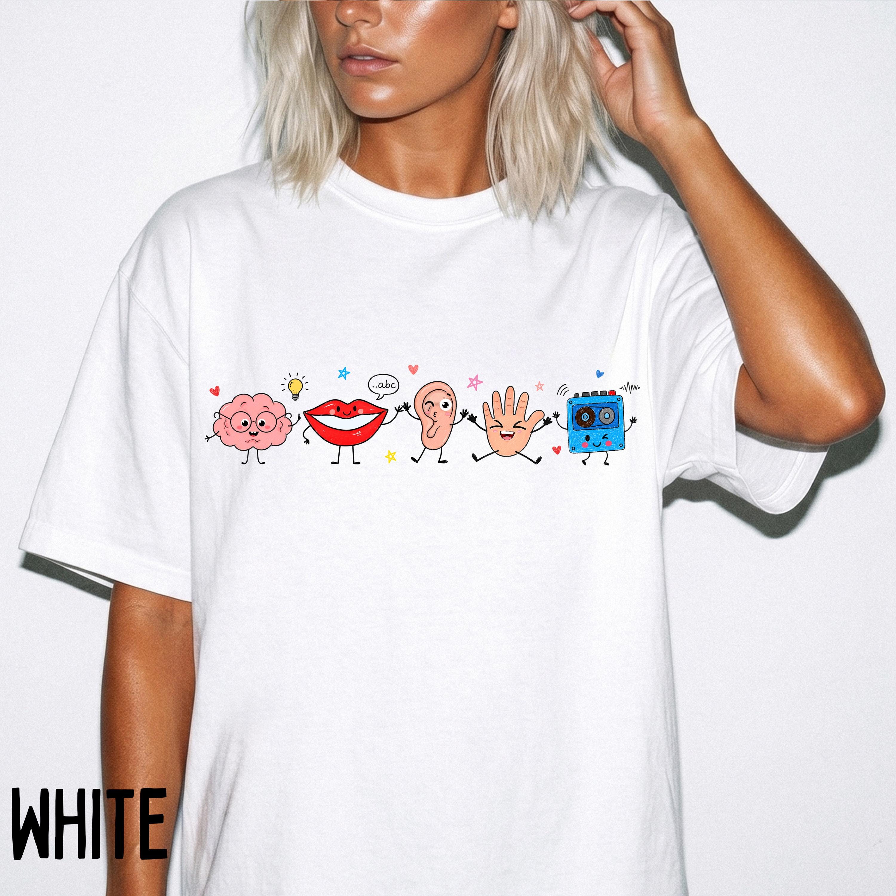 Comfort Colors SLP Doodle T-Shirt, Speech Therapy Gift, Soft-Washed Cotton Tee